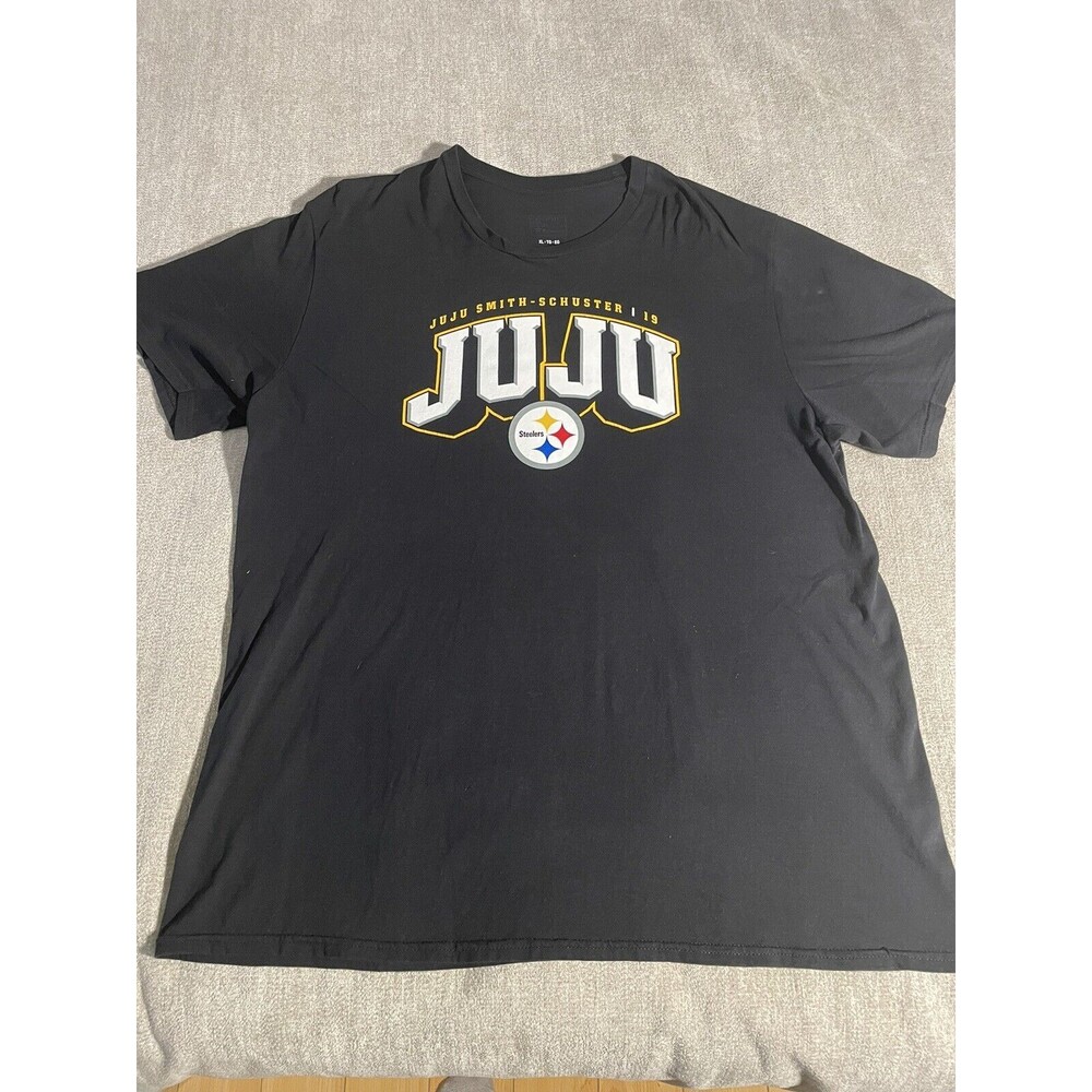Pittsburgh Steeler Shirt Ju Ju Adult Xtra Large Black T-Shirt